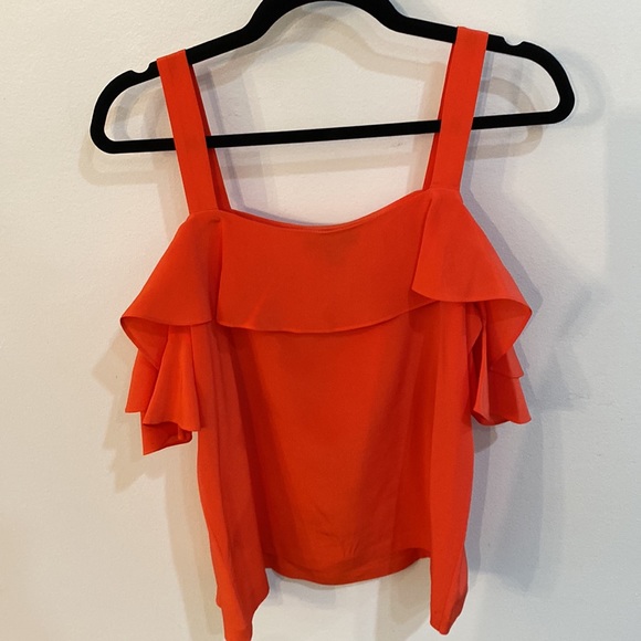 JCrew Off the Shoulder Ruffle Top - Picture 3 of 5